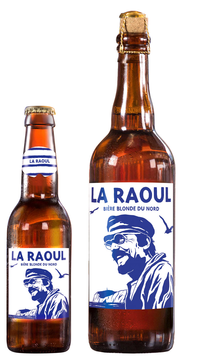 Bouteilles de bière La Raoul
